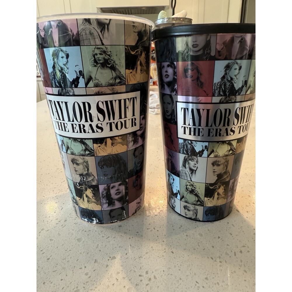 Taylor Swift Era’s Tour Cup Set F 2 One With Lid‎ different sizes